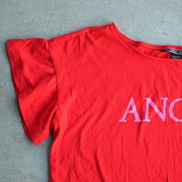 VICTORIA'S SECRET | Angel T-Shirt Red | Sz. S - Picture 2 of 7